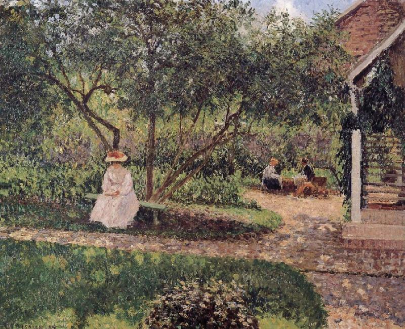 Camille Pissarro corner of the garden oil painting image